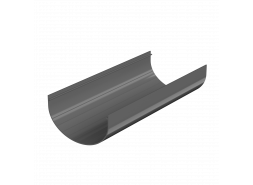 ТН ОПТИМА 120/80 мм, водосточный желоб пластиковый (3 м), серый, шт.